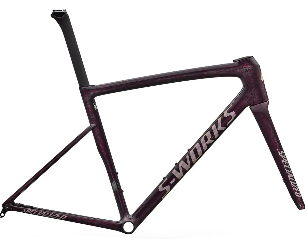 Specialized Frames|Road Bikes|S-Works Tarmac SL8 Frameset (Gloss Carbon/Bordeax/Nebula Metallic) (56cm)
