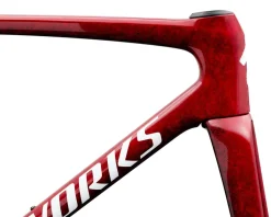 Specialized Frames|Road Bikes|S-Works Tarmac SL9 Frameset (Vivid Red/Black/White Silver Metallic) (54cm)