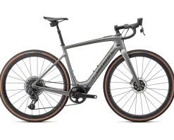 Specialized Road Bikes|E-Bikes|S-Works Turbo Creo SL EVO (Brushed Smoked Silver/Black Liquid Metal) (L) (2022)
