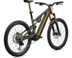 Specialized Mountain Bikes|E-Bikes|S-Works Turbo Levo 4 Carbon E-Bike (Laurel Green/Burnt Gold/Chrome) (S2)