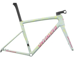 Specialized Frames|Road Bikes|Tarmac SL8 Frameset (Satin Ion Metallic/Sea Foam Strata/Rebel Pink) (10r)