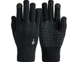 Specialized Clothing Sale|Clothing Accessories|Thermal Knit Long Finger Gloves (Black) (L)