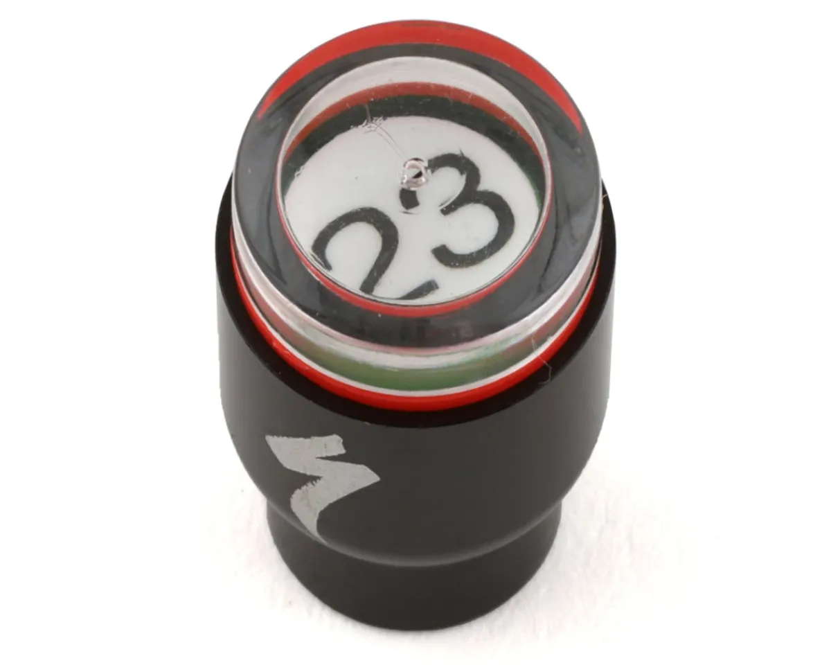 Specialized Wheels & Parts|Tire & Tube Accessories|Tire Inflation Pressure Indicator Valve Cap (Black) (Single) (For the Roll)
