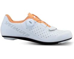 Specialized Shoes|Women'S|Torch 1.0 Road Shoes (White/Cantaloupe) (37)