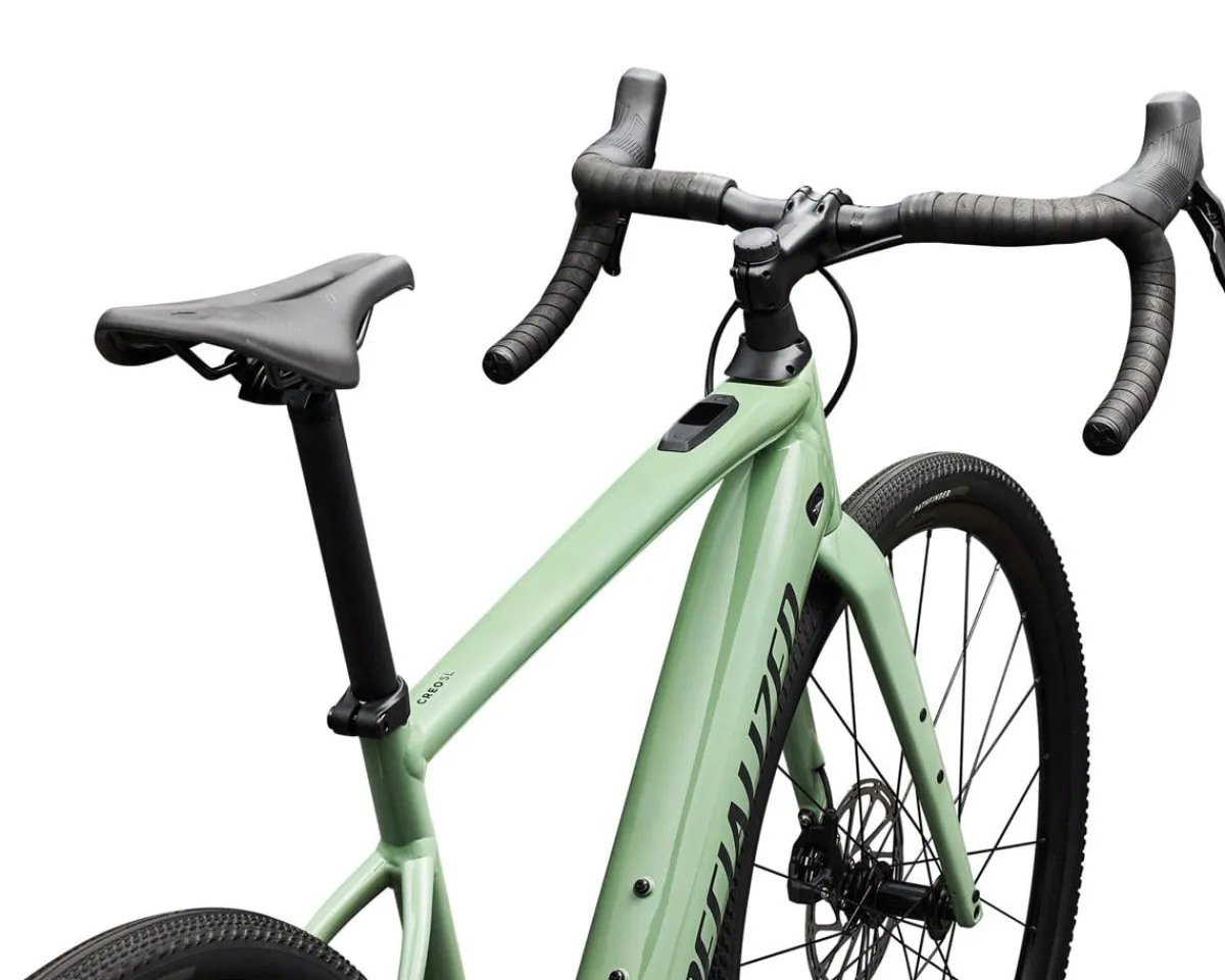 Specialized Gravel Bikes|E-Bikes|Turbo Creo 2 Comp E5 Alloy E-Bike (Gloss Pistachio/Smoke) (52cm) (SRAM Apex Eagle)