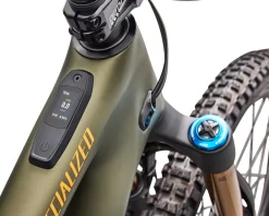 Specialized Mountain Bikes|E-Bikes|Turbo Levo SL 2 Pro Carbon E-Bike (Laurel Green/Orange Zest) (S5)