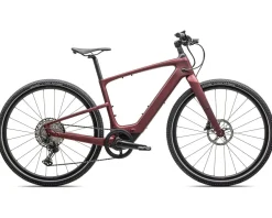Specialized E-Bikes|Lifestyle Bikes|Turbo Vado SL 2 6.0 Carbon E-Bike (Satin Red Sky/Red Onyx Frost) (S)