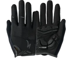 Specialized Clothing Accessories|Women'S|Women's Body Geometry Dual-Gel Long Finger Gloves (Black) (M)