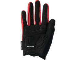 Specialized Clothing Accessories|Clothing Sale|Women's Body Geometry Sport Gel Long Finger Gloves (Red) (S)