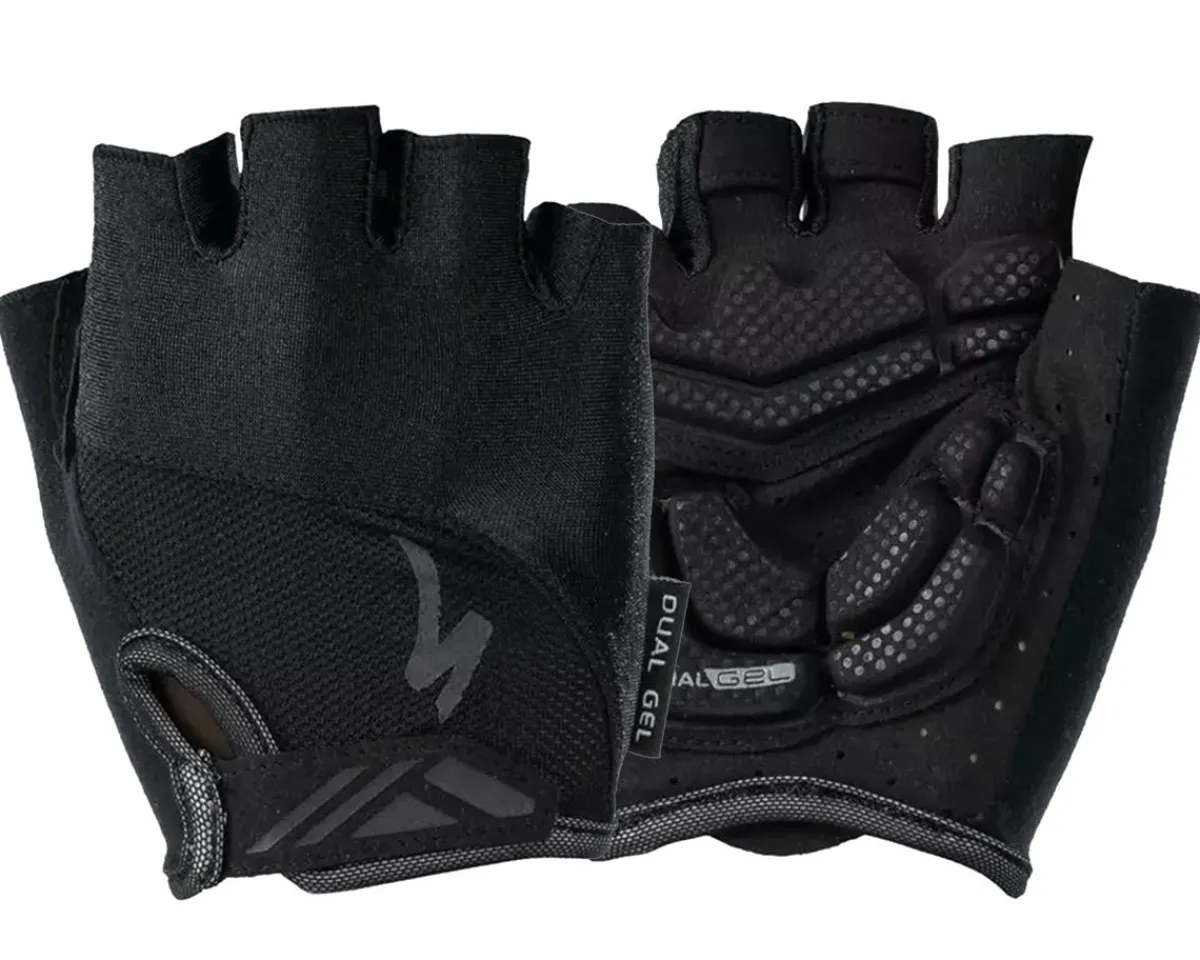 Specialized Clothing Accessories|Women'S|Women's Body Geometry Dual-Gel Gloves (Black) (S)