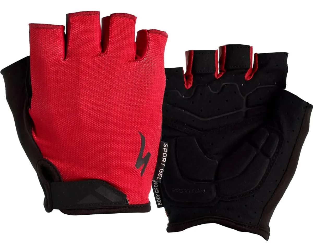 Specialized Women'S|Clothing Accessories|Women's Body Geometry Sport Gel Short Finger Gloves (Vivid Red) (S)