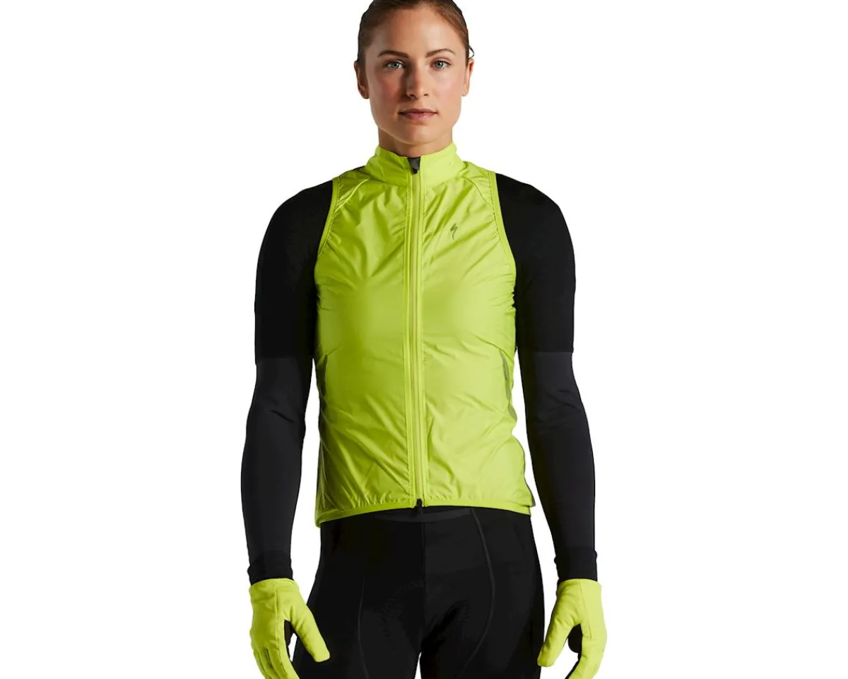 Specialized Jackets & Vests|Clothing Sale|Women's HyprViz RACE-SERIES Wind Gilet (HyperViz) (M)