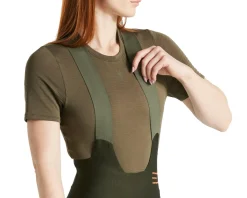 Specialized Clothing Sale|Women'S|Women's Power Grid Short Sleeve Base Layer (Oak Green) (M)