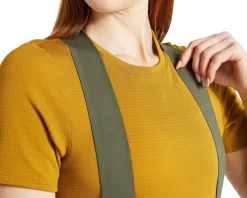 Specialized Clothing Sale|Women'S|Women's Power Grid Short Sleeve Base Layer (Harvest Gold) (2XL)