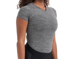 Specialized Clothing Sale|Women'S|Women's Seamless Short Sleeve Base Layer (Heather Grey) (XS)