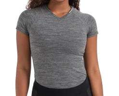 Specialized Clothing Sale|Women'S|Women's Seamless Short Sleeve Base Layer (Heather Grey) (XS)