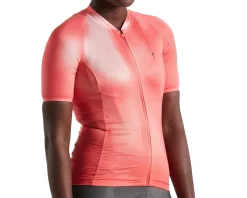 Specialized Women'S|Jerseys|Women's SL Air Distortion Short Sleeve Jersey (Vivid Coral) (S)