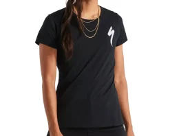 Specialized Casual Clothing|Women's S-Logo Short Sleeve T-Shirt (Black) (S)
