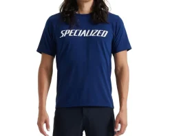 Specialized Clothing Sale|Casual Clothing|Wordmark Short Sleeve Tee (Deep Marine Blue) (S)