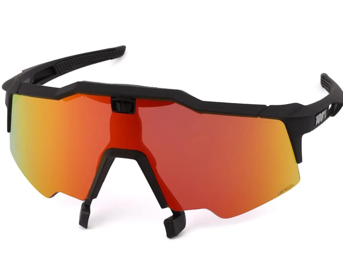 1 Clothing Sale|Sunglasses & Goggles|00% Speedcraft Air Sunglasses (Soft Tact Black) (HiPER Red Multilayer Mirror)