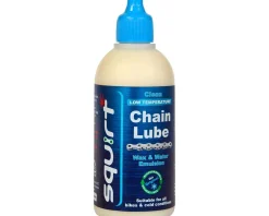 Squirt Lubes, Greases, & Oils|Chains & Accessories|Long Lasting Wax Based Dry Bike Chain Lube (For Low Temperatures) (4oz)