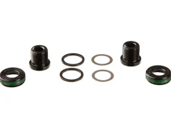 SRAM Cranksets & Parts|Aluminum Self-Extracting ISIS Drive Crankarm Bolts (Black) (Pair) (M15/M22) (Fits X0 Eagle E-MTB Crankset)