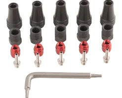SRAM Brakes|Cables & Housing|AXS 2-Piece Hydraulic Disc Brake Hose Fitting Kit (Red/Force/Rival) (w/Barbs & Olives)