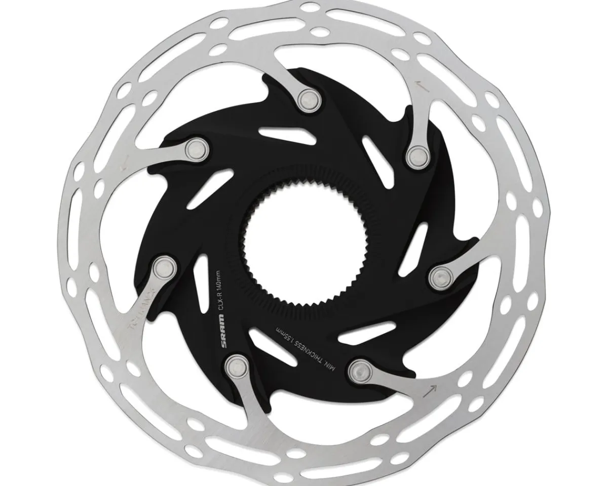 SRAM Brakes|Holiday Shopping|CenterLine XR Disc Brake Rotor (Silver/Black) (Centerlock) (140mm) (W/Lock Ring)