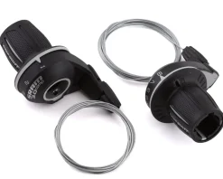 SRAM Shifters|3.0 Comp Grip Shifters (Black) (Pair) (3 x 8 Speed) (For Derailleurs)