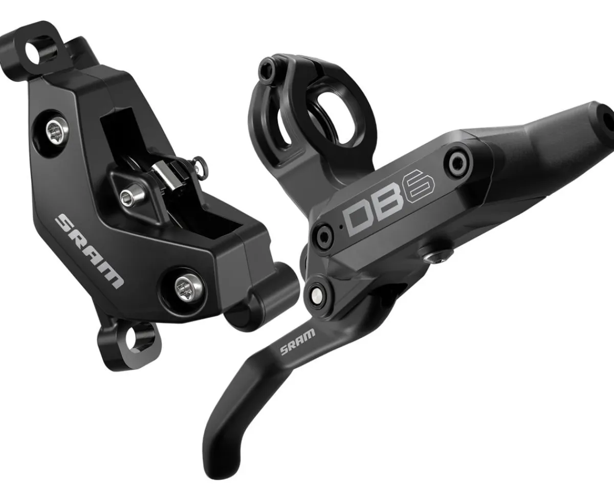 SRAM Brakes|DB6 Hydraulic Disc Brake (Black) (Post Mount) (Left) (Caliper Included) (A1)