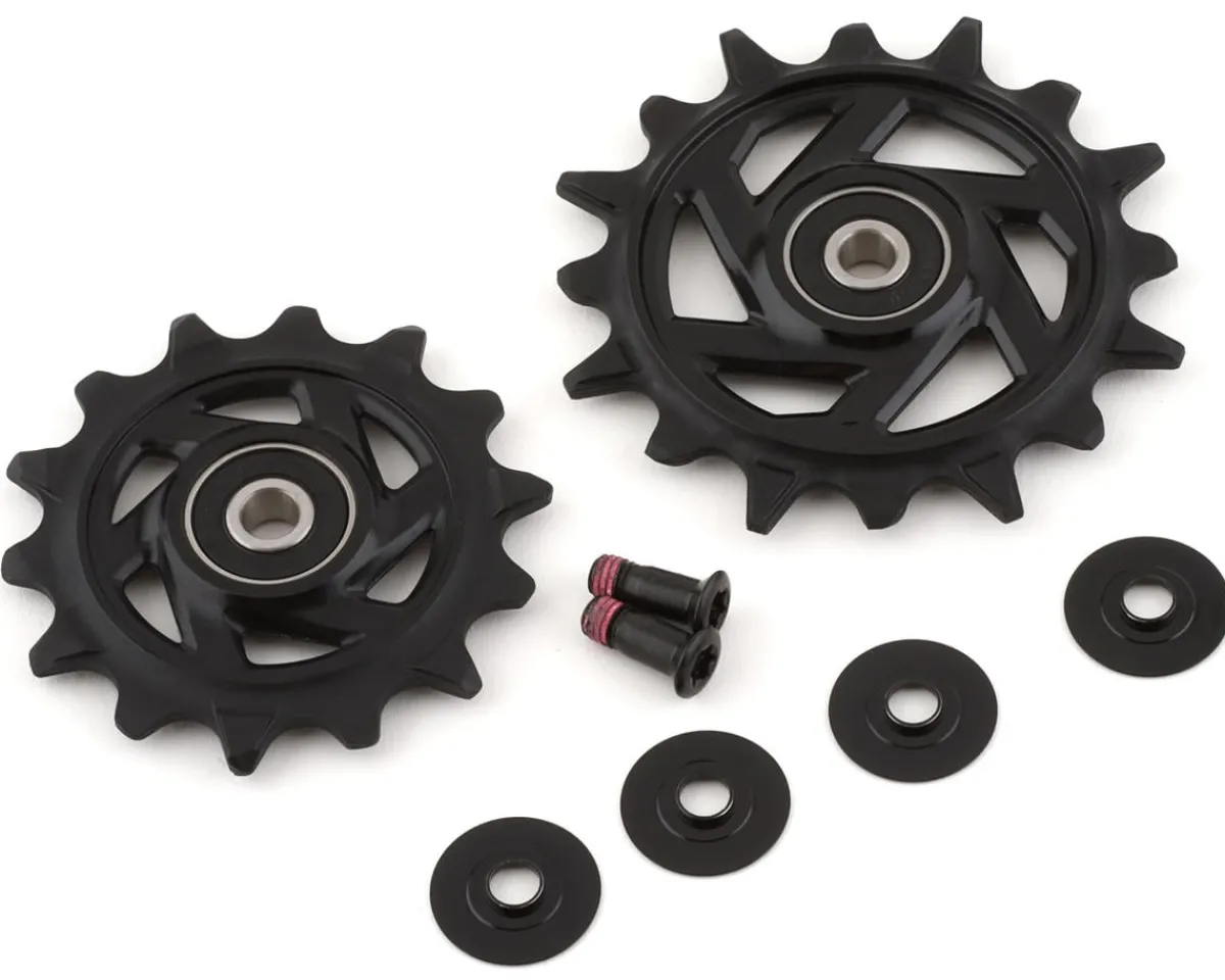 SRAM Electronic Shifting|Replacement Parts|Eagle AXS T-Type Rear Derailleur Pulley Kit (Black) (X0)