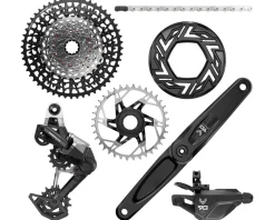 SRAM Groupsets|EAGLE 90 E-MTB T-Type Transmission Groupset (Black/Silver) (12 Speed) (160mm) (Bosch) (36T) (UDH) (Mechanical)