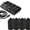 SRAM Electronic Shifting|Shifters|eTap AXS Professional Battery & Charger Bundle (Includes 4 Batteries & 1 Quad Charger)