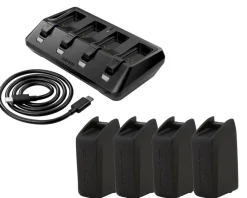 SRAM Electronic Shifting|Shifters|eTap AXS Professional Battery & Charger Bundle (Includes 4 Batteries & 1 Quad Charger)