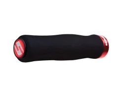 SRAM Grips & Handlebar Tape|Foam Contour Locking Grips (Black/Red) (129mm)