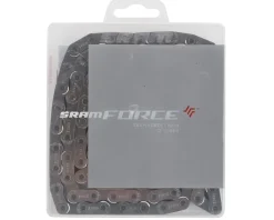 SRAM Replacement Parts|Electronic Shifting|Force AXS Flattop Road Chain (Silver) (12 Speed) (114 Links) (w/ PowerLock D1) (114 Links)