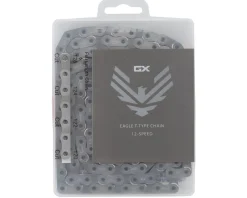 SRAM Replacement Parts|Electronic Shifting|GX Eagle T-Type Flattop Chain (Silver) (12 Speed) (126 Links)