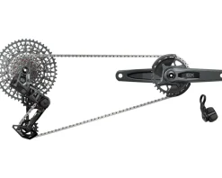 SRAM Electronic Shifting|Groupsets|GX Eagle T-Type Transmission AXS Groupset (Black/Silver) (12 Speed) (175mm) (32T) (UDH)
