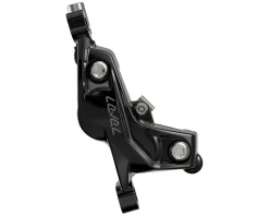 SRAM Brakes|Level Silver Stealth 4-Piston Hydraulic Disc Brake (Black) (Post Mount) (Left) (Caliper Included)
