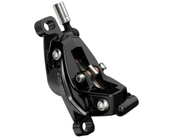 SRAM Brakes|Level Silver Stealth 4-Piston Hydraulic Disc Brake (Black) (Post Mount) (Left) (Caliper Included)
