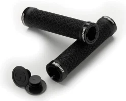 SRAM Grips & Handlebar Tape|Locking Grips (Black) (w/ Double Clamps) (130mm)