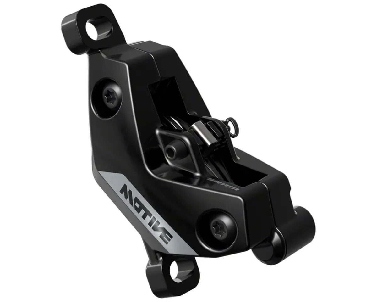 SRAM Brakes|Replacement Parts|Motive Silver A1 Hydraulic Disc Brake Caliper Assembly (Gloss Black) (Front or Rear) (Post Mount)