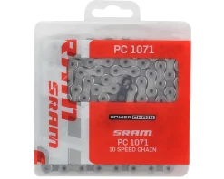 SRAM Chains & Accessories|PC-1071 HollowPin PowerLock Chain (Silver) (10 Speed) (114 links)
