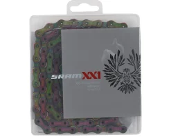 SRAM Replacement Parts|Chains & Accessories|PC XX1 Eagle Chain (Rainbow) (12 Speed) (126 Links) (w/ PowerLock)
