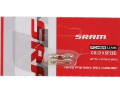 SRAM Chains & Accessories|PowerLink Chain Connectors (Gold) (9 Speed) (1)