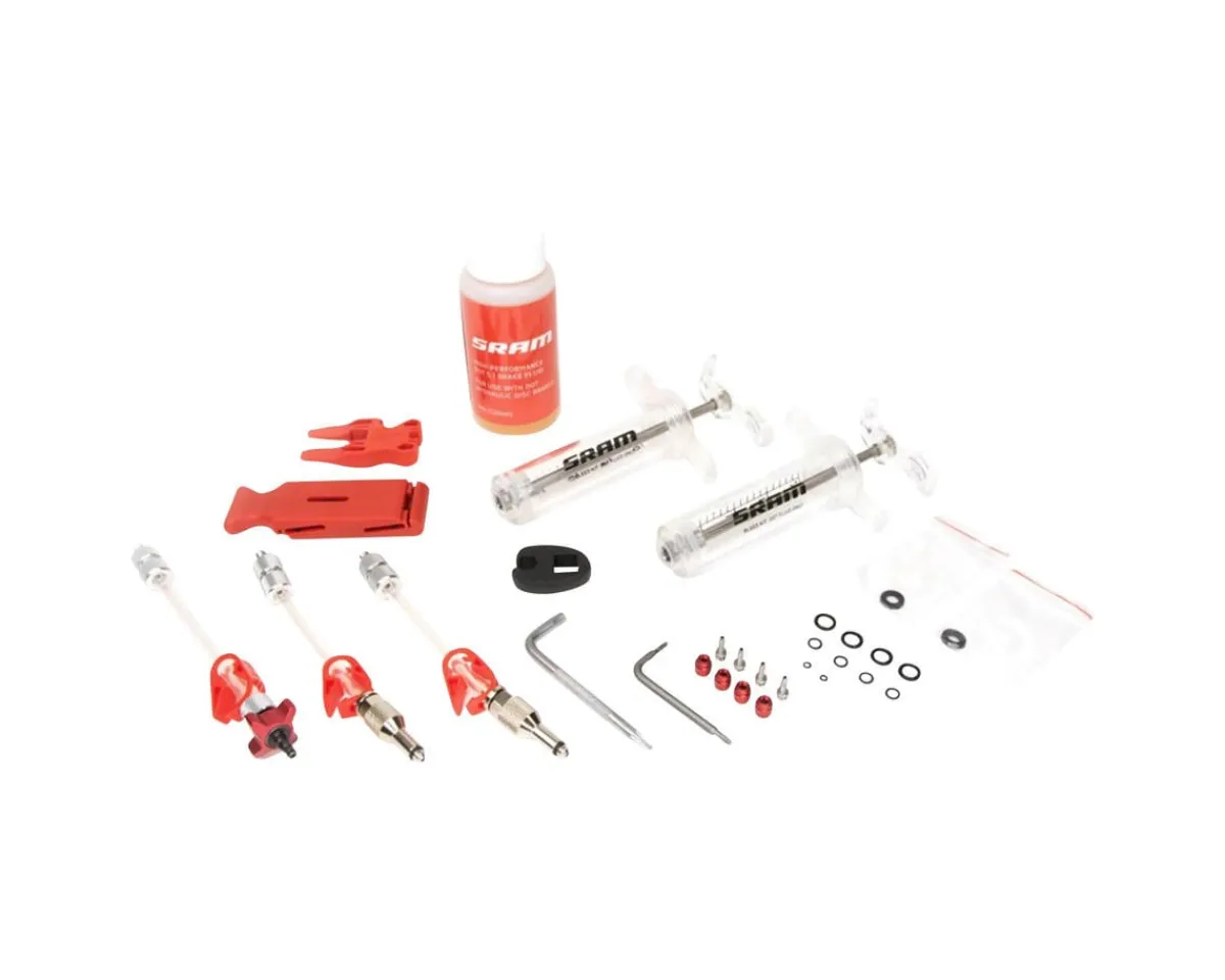 SRAM Brakes|Tools|Pro DOT Brake Bleed Kit V2 (For X0, XX, Guide, Level, Hydraulic Road) (w/ DOT 5.1 Fluid)