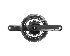 SRAM Electronic Shifting|Cranksets & Parts|RED AXS Crankset (Black) (2 x 12 Speed) (DUB Spindle) (175mm) (46/33T) (2023)