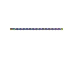 SRAM Replacement Parts|Electronic Shifting|RED AXS Flattop Road Chain (Rainbow) (12/13 Speed) (126 Links) (w/PowerLock) (E1)
