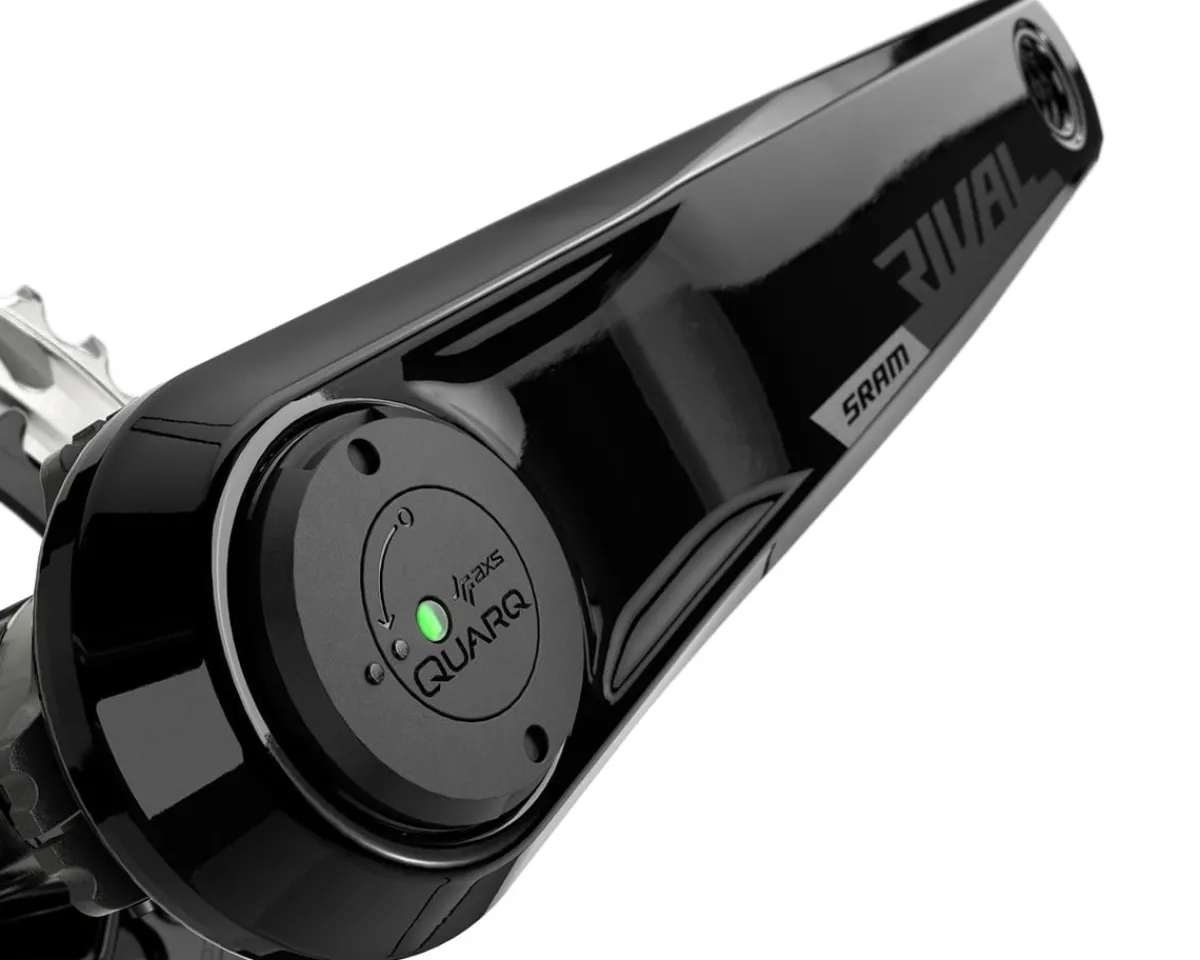 SRAM Bike Computers|Power Meters|Rival AXS Crankset w/ Quarq Power Meter (Black) (2 x 12 Speed) (DUB Spindle) (D1) (175mm) (48/35T) (107 BCD) (Bottom Bracket Not Included)