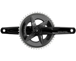 SRAM Bike Computers|Power Meters|Rival AXS Crankset w/ Quarq Power Meter (Black) (2 x 12 Speed) (DUB Spindle) (D1) (175mm) (48/35T) (107 BCD) (Bottom Bracket Not Included)